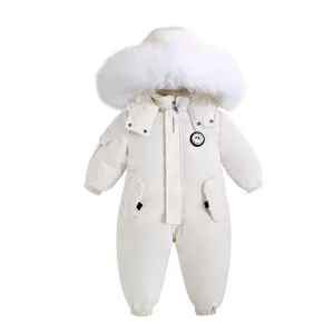 Winter Jumpsuit Overalls for Toddler Boys Girls 1-5 Years