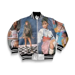 Women Lay lay glam Bomber