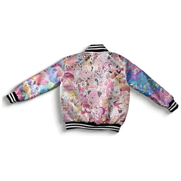 Women Pastel Pokemon Bomber