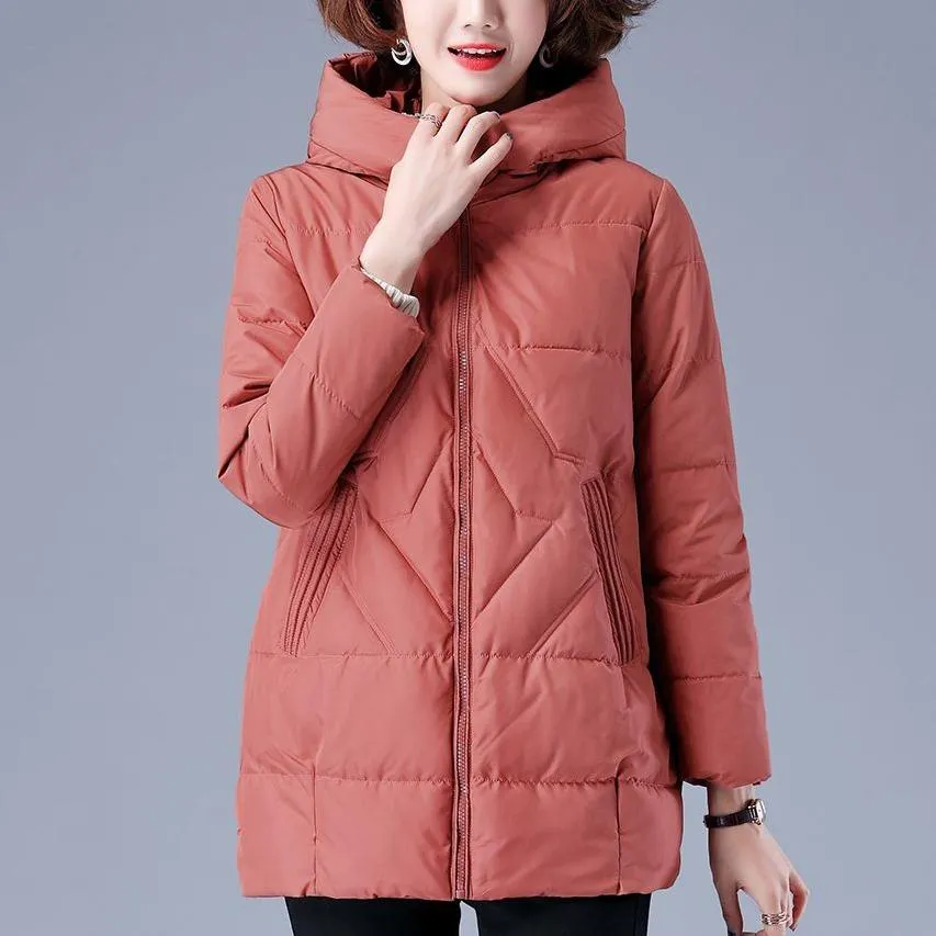 Women Winter Jacket Long Warm Parkas Female Thicken Coat Cotton Padded Parka Jacket Plus Size Hooded Outwear