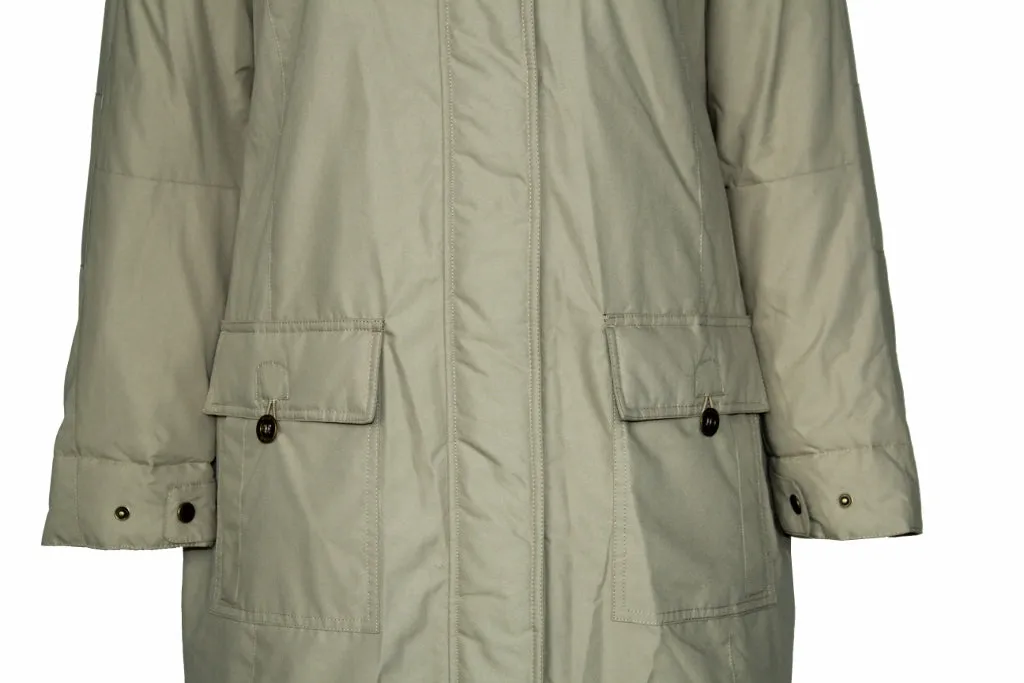 Women's Detachable Faux Fur Hoodie Long Puffer Parka (Wholesale)
