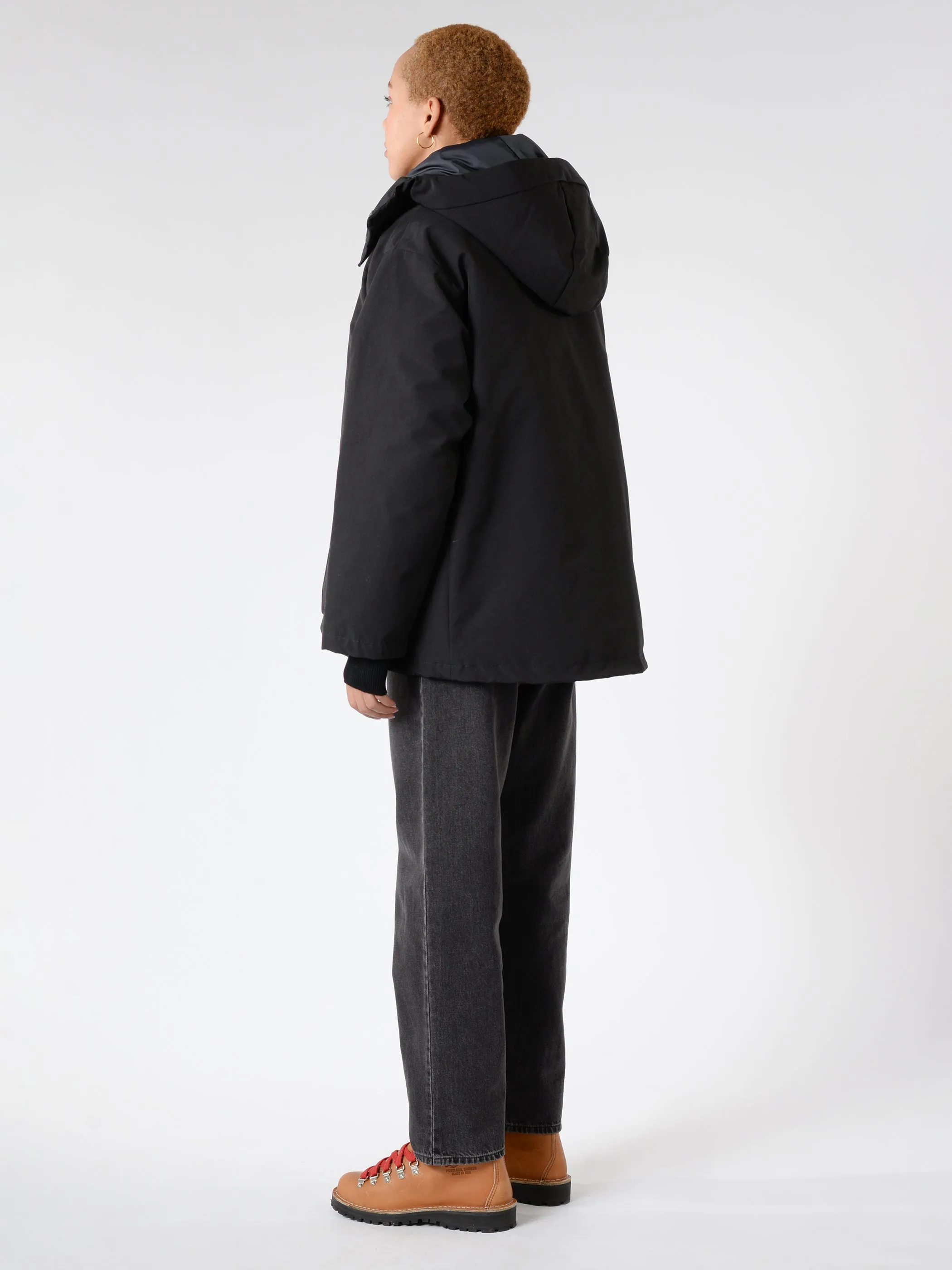 Women's Down Hooded Zip Jacket