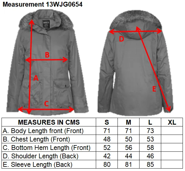 Women's Removable Faux Fur Hoodie Puffer Parka