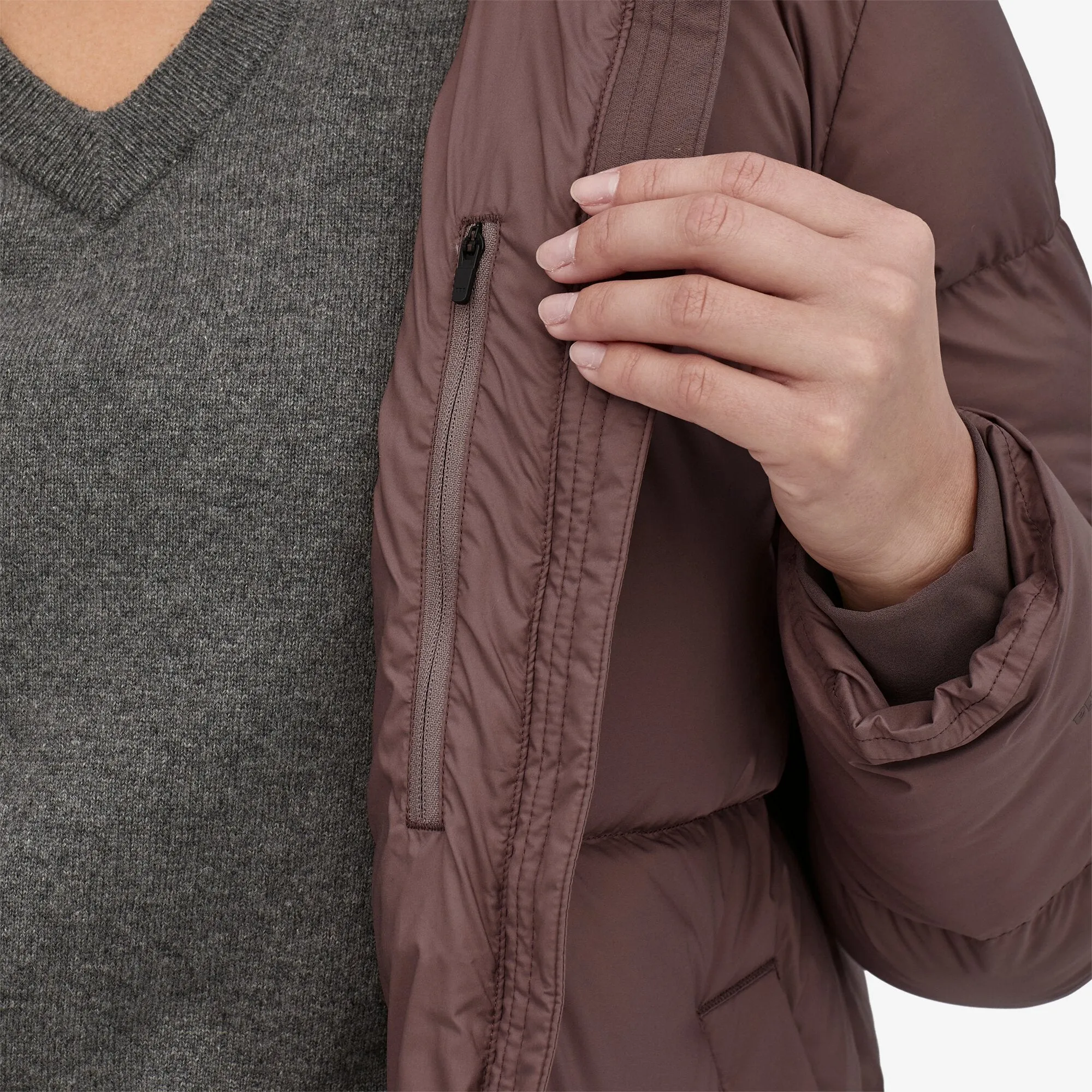 Women's Silent Down Long Parka