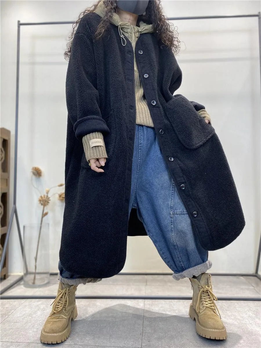 Women's Wool Coats wool coat Single-breasted coat