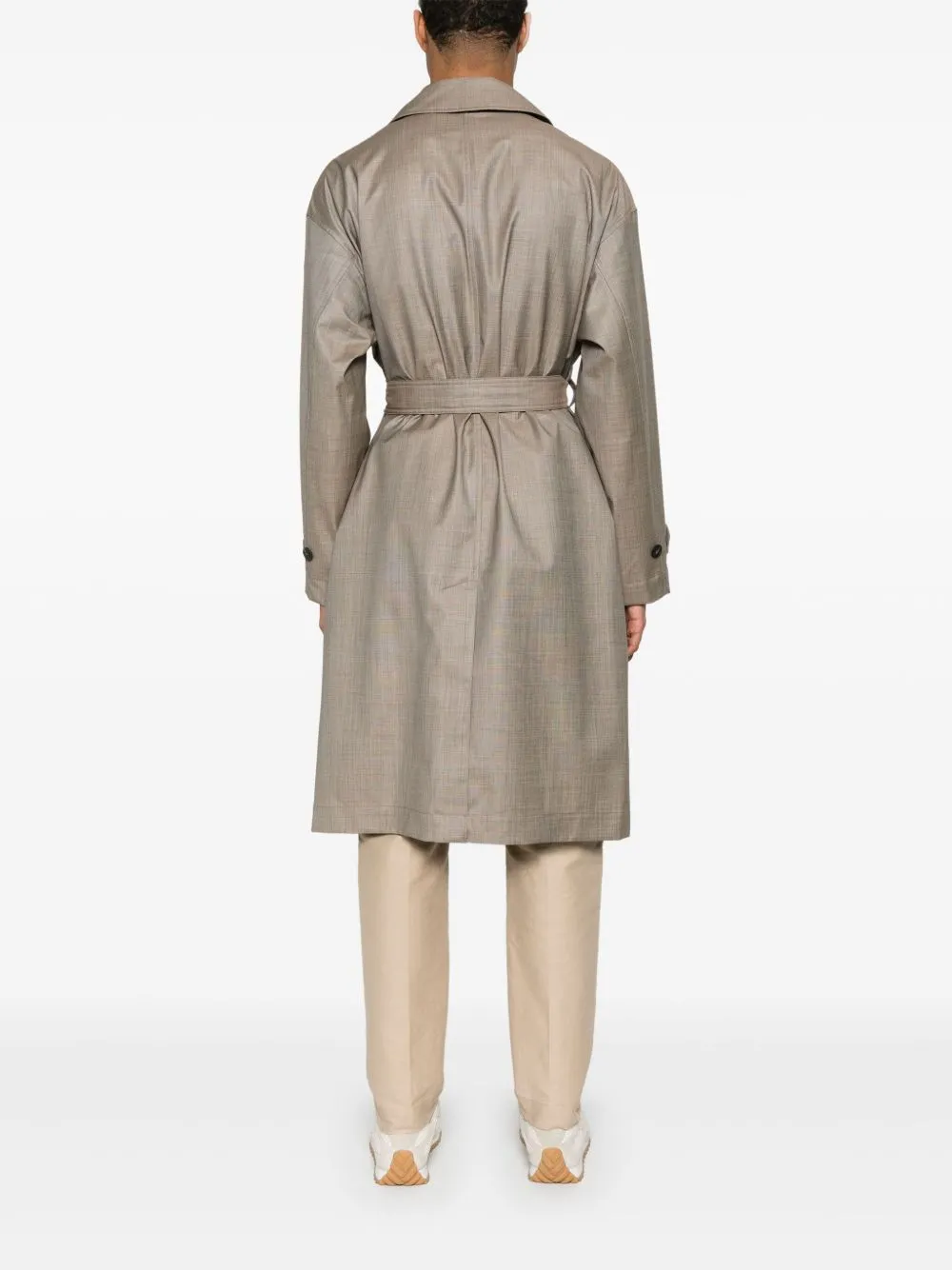 Wool belted coat