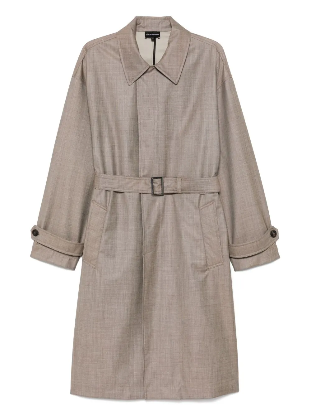 Wool belted coat