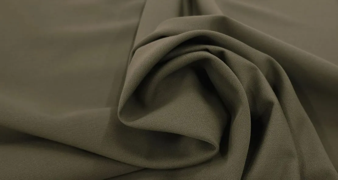 Wool Blend Gabadene Olive