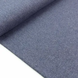 Wool blend suiting -  Blue