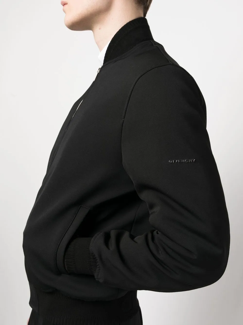 Wool bomber jacket