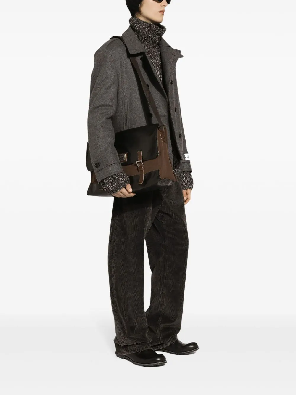 Wool caban coat