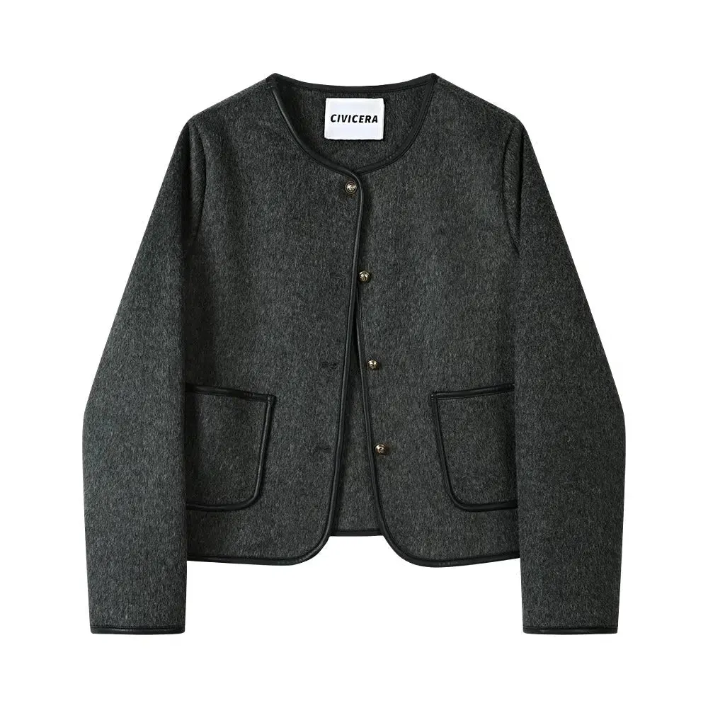 Wool Coat with Pockets