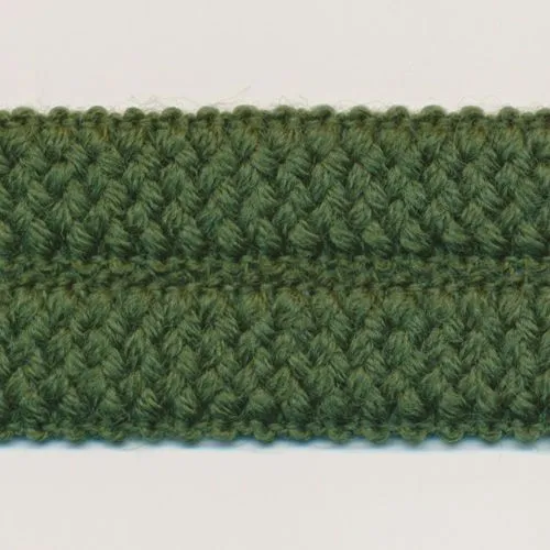 Wool Knit Binder Tape #13 Deep Green