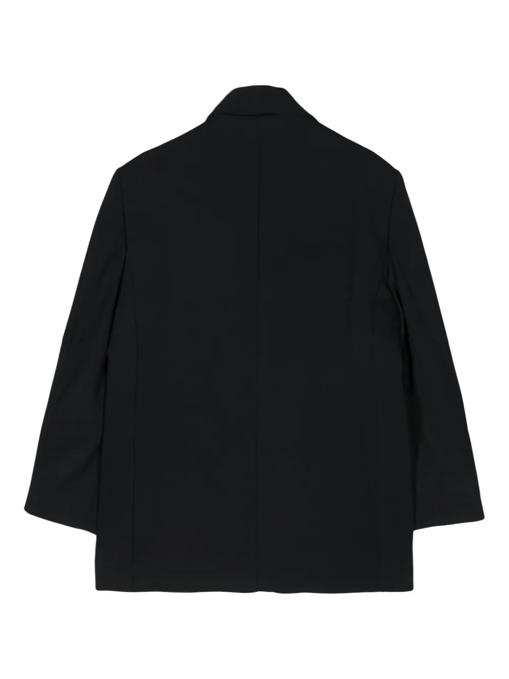 Wool single-breasted blazer jacket