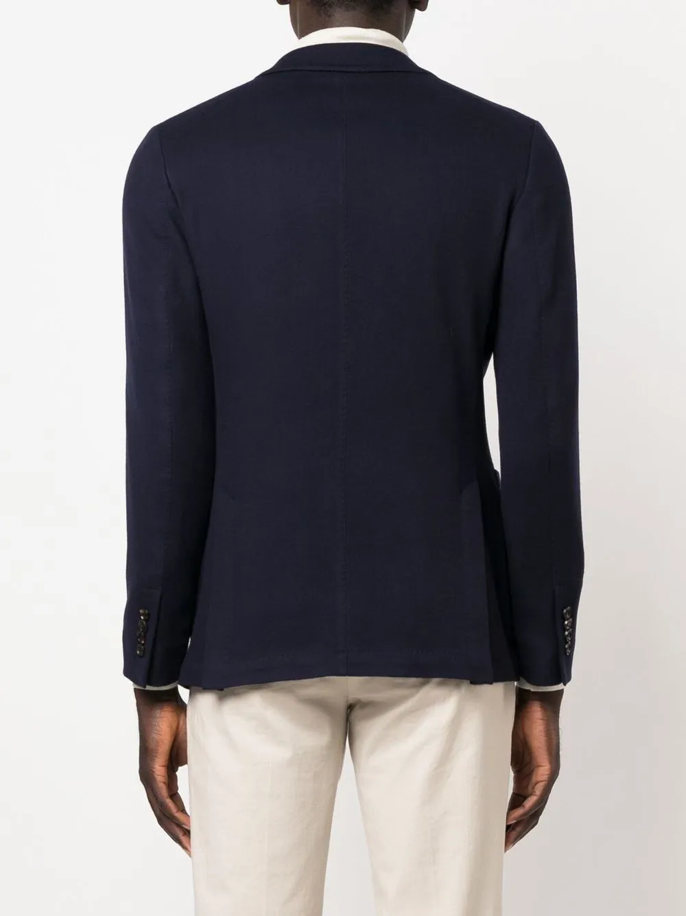 Wool single-breasted jacket