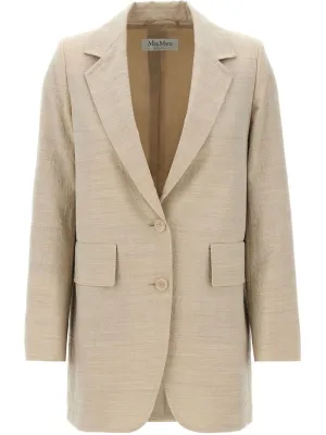 Wool single-breasted jacket