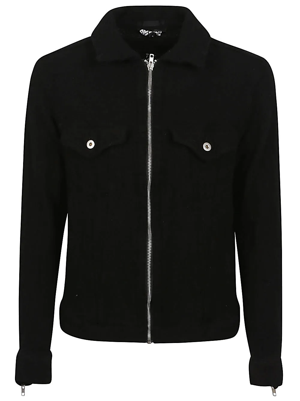 Wool zipped jacket