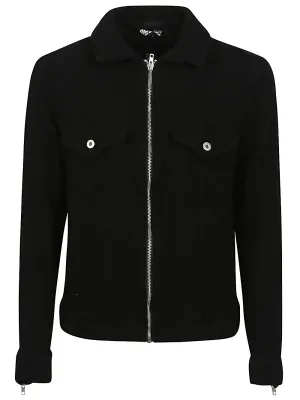 Wool zipped jacket