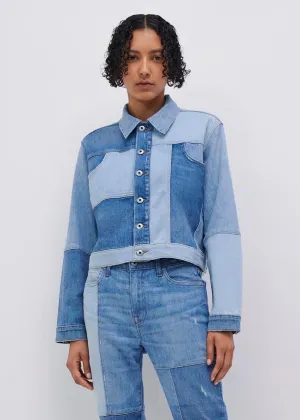 Wren Denim Patchwork Jacket (Mirage)