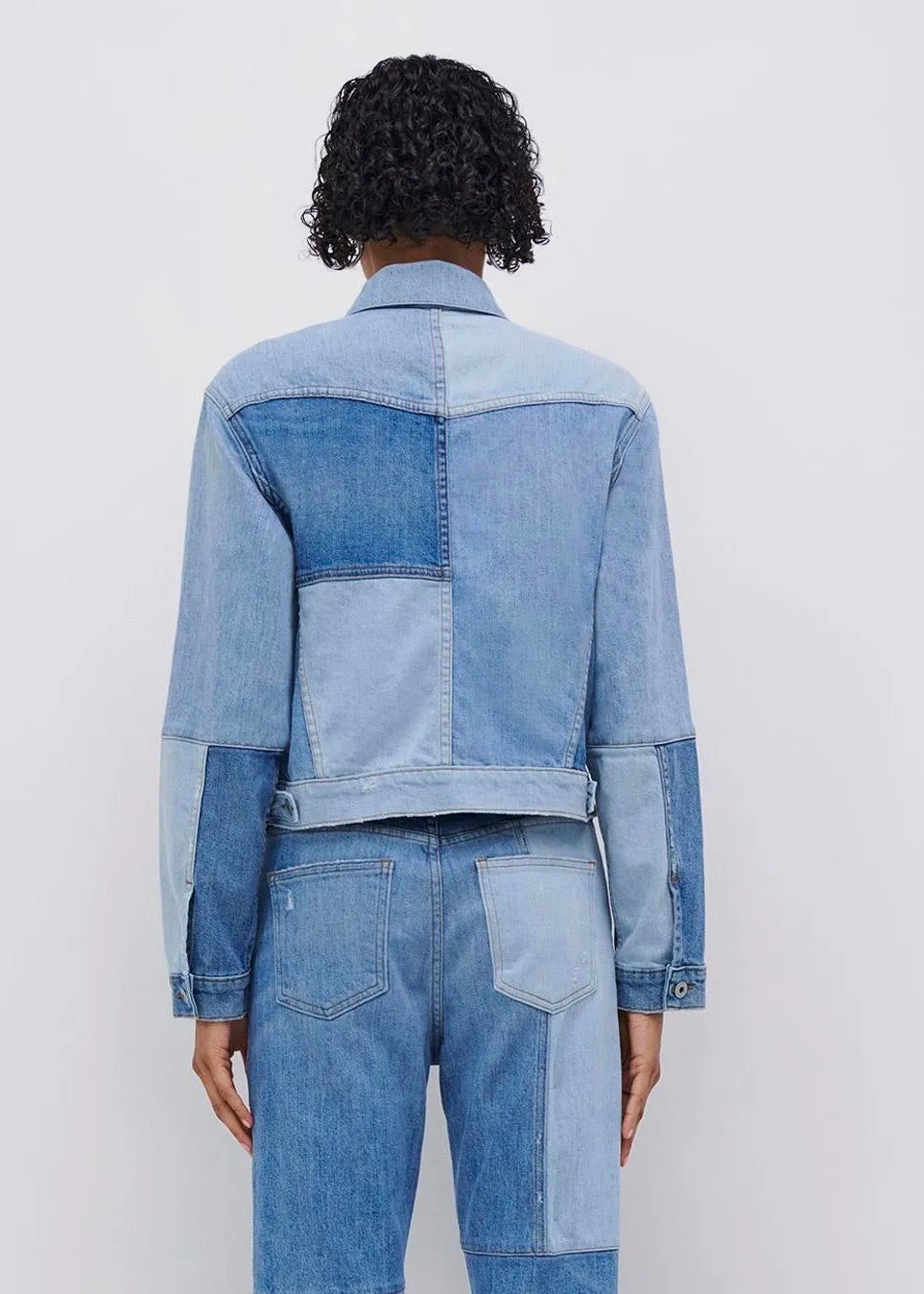 Wren Denim Patchwork Jacket (Mirage)