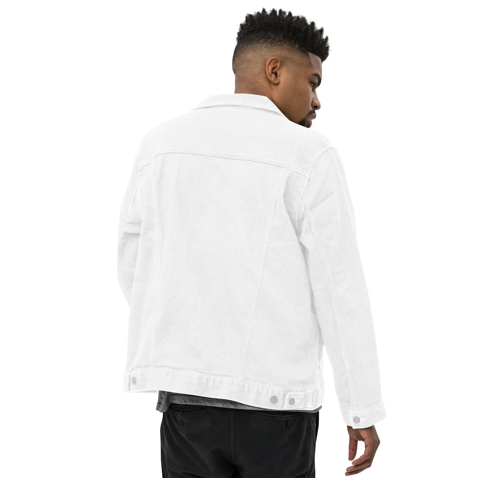 XCLUSIF POETIX BLACK LOGO Unisex denim jacket