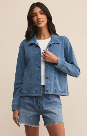 Z SUPPLY Bel Air Knit Denim Jacket