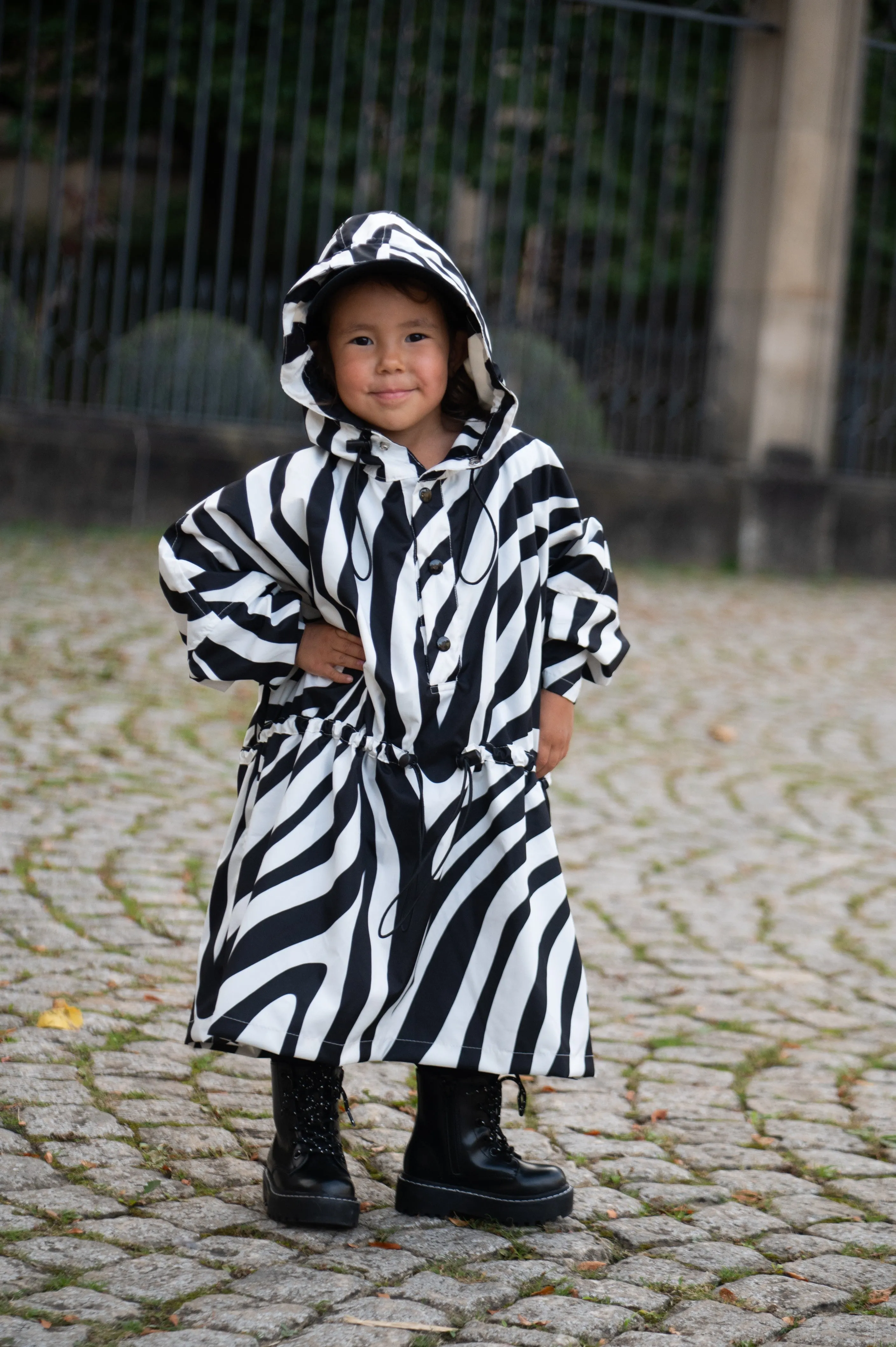 Zebra Kids Poncho