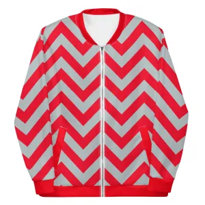 Zigzag - Inspired By Harry Styles - Sustainably Made Bomber Jacket